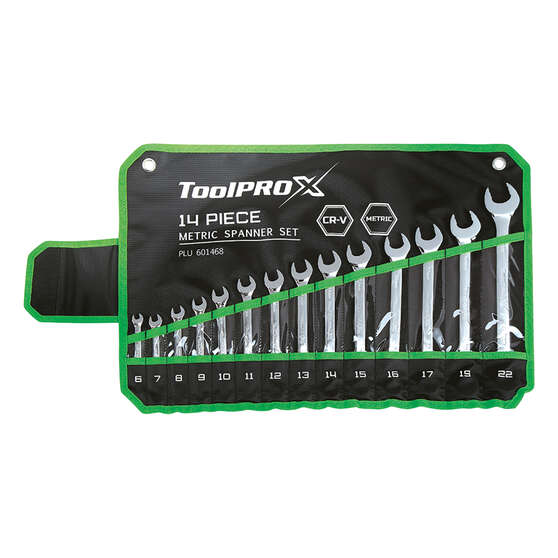 ToolPRO-X Spanner Set Combination Metric 14 Piece, , scanz_hi-res