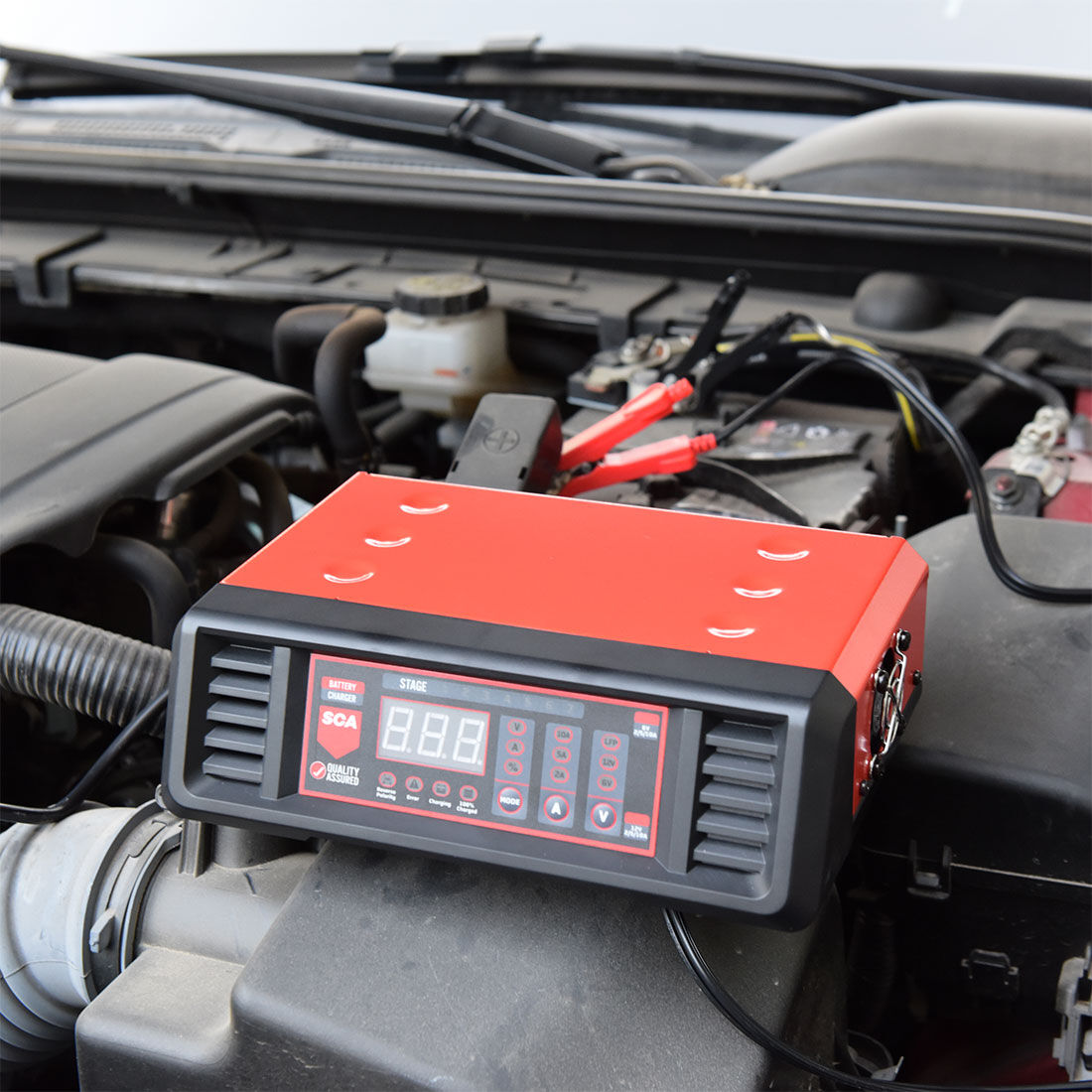 SCA 7 Stage Battery Charger 6/12V 2/5/10 Amp, , scanz_hi-res