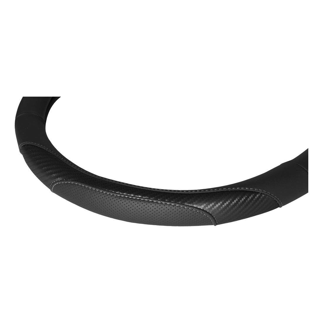SCA Steering Wheel Cover Sports Leather Look Black, , scanz_hi-res