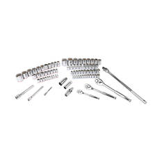 ToolPRO Socket Set 1/4, 3/8 & 1/2" Drive Metric/SAE 81 Piece, , scanz_hi-res
