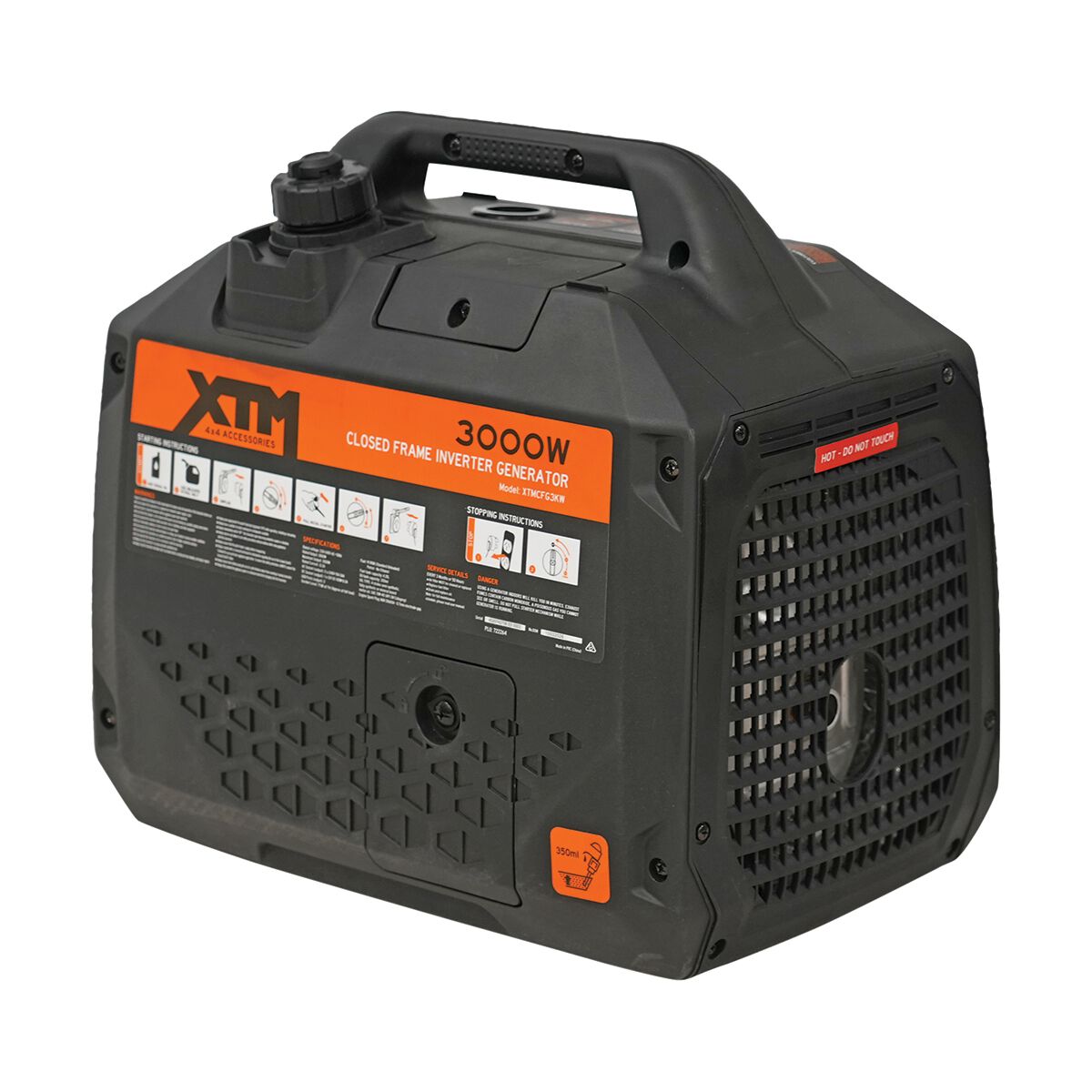 XTM 3000W Inverter Generator Closed Frame V2, , scanz_hi-res