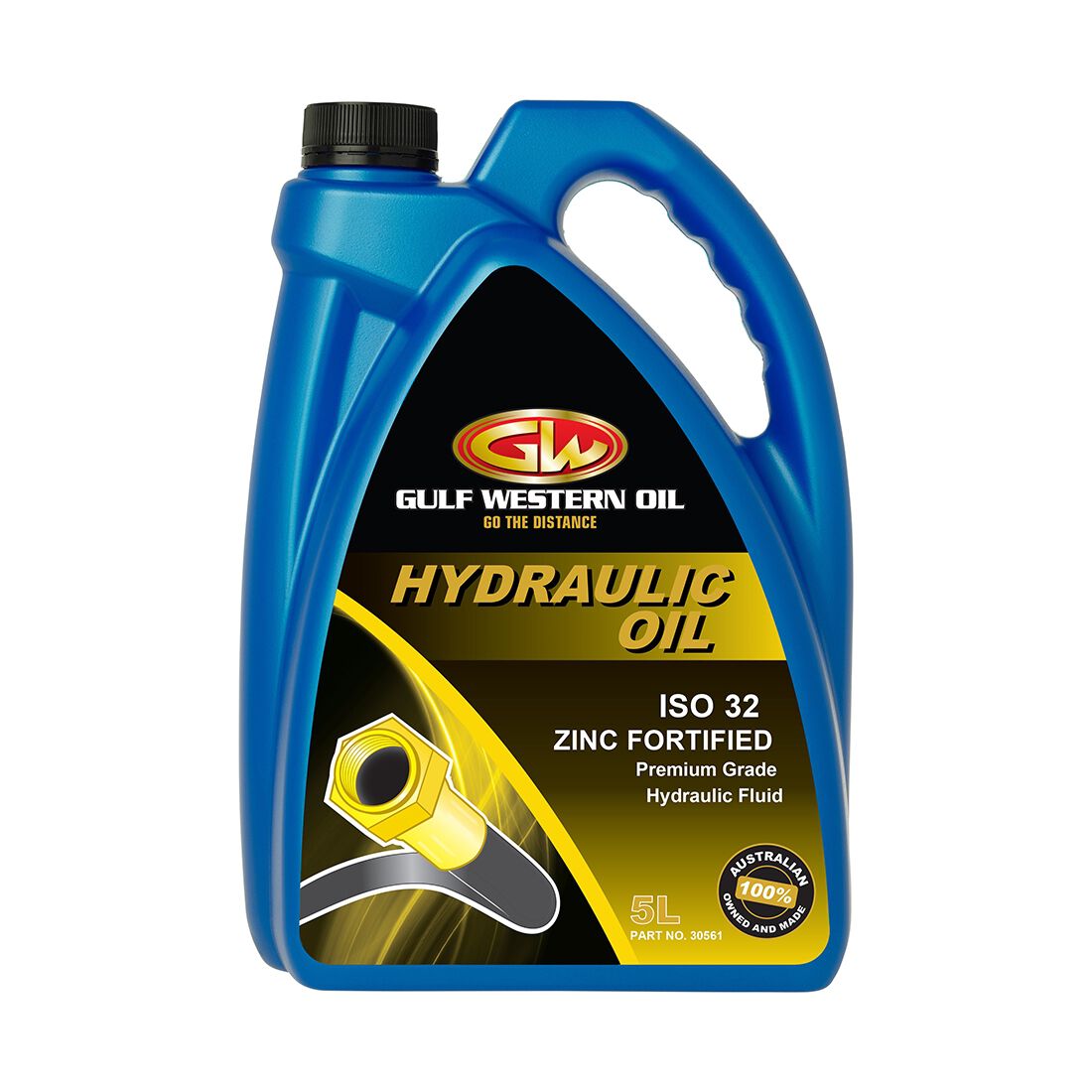 Gulf Western Superdraulic Hydraulic Oil - ISO 32, 5 Litre, , scanz_hi-res