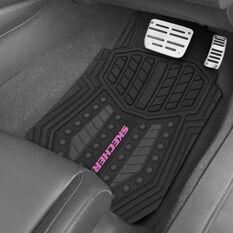 Skechers Hyper Pillar Floor Mats Black/Purple Front Pair, , scanz_hi-res