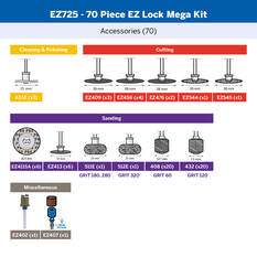 Dremel 70pc Ez725 All Purpose Accessory Kit, , scanz_hi-res