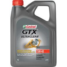 Castrol GTX ULTRACLEAN Engine Oil 15W-40 4 Litre, , scanz_hi-res
