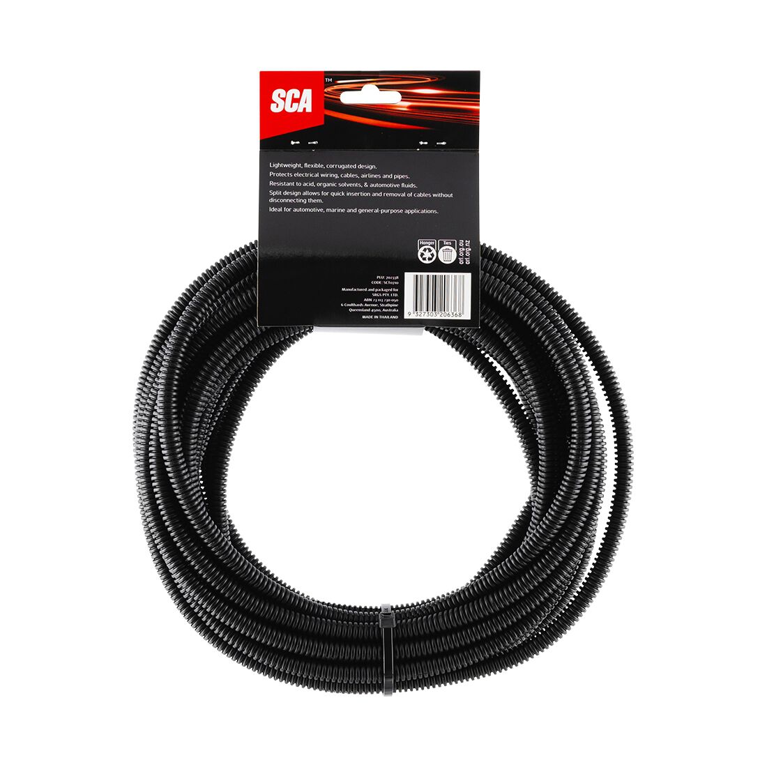 SCA Corrugated Split Tubing - 6.8mm x 10m, , scanz_hi-res