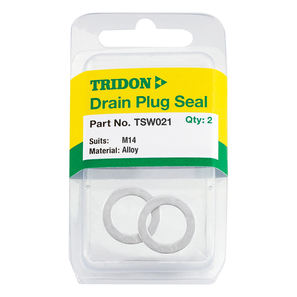 Tridon Oil Drain Plug Washer Pair TSW021, , scanz_hi-res