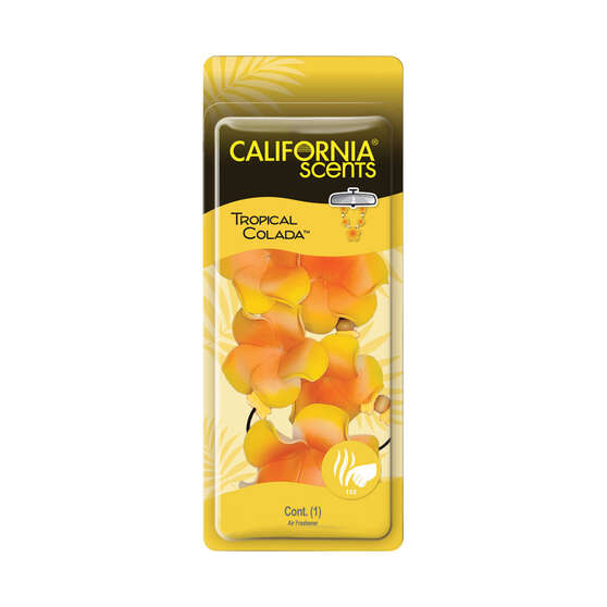 California Scents Novelty Hanging Lei Tropical Colada Car Air Freshener - 1PK, , scanz_hi-res