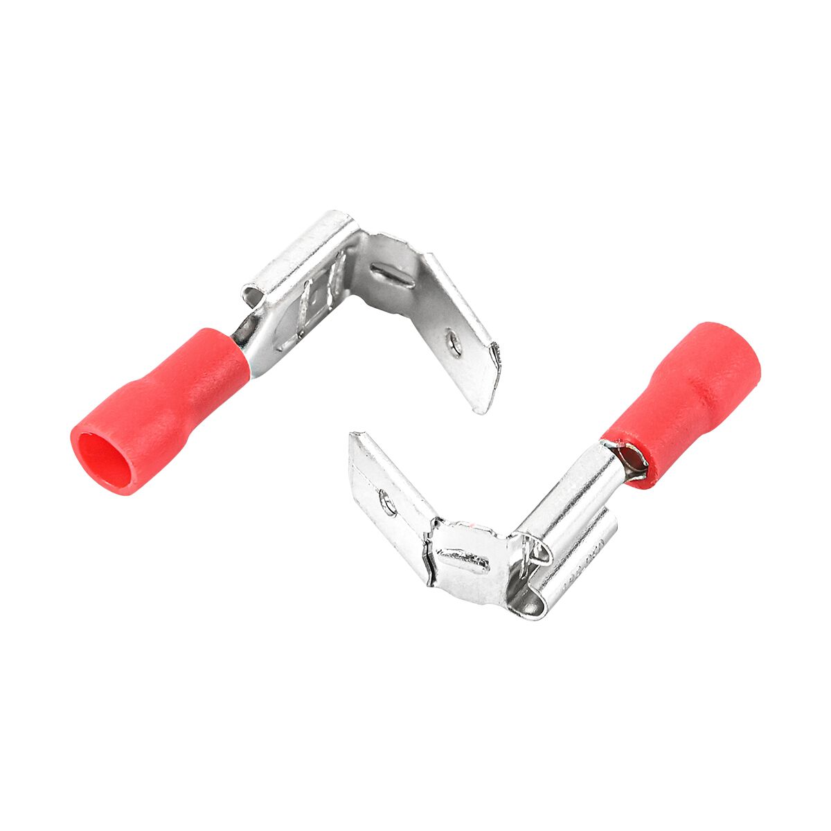 SCA 2 Way Piggy Back Terminals 6.3mm Red 10 Pack, , scanz_hi-res