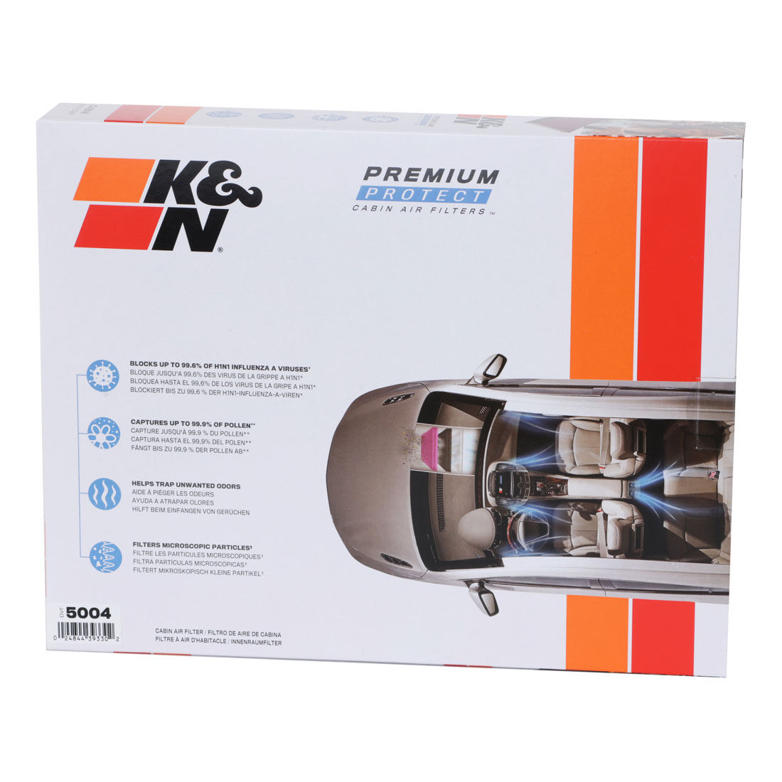 K&N Premium Disposable Cabin Air Filter - DVF5004, , scanz_hi-res