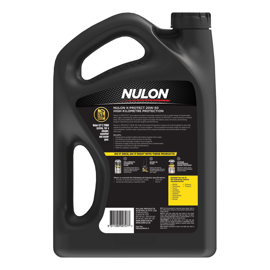 Nulon X-Pro 20W-50 High Kilometre Engine Oil 5 Litre, , scanz_hi-res