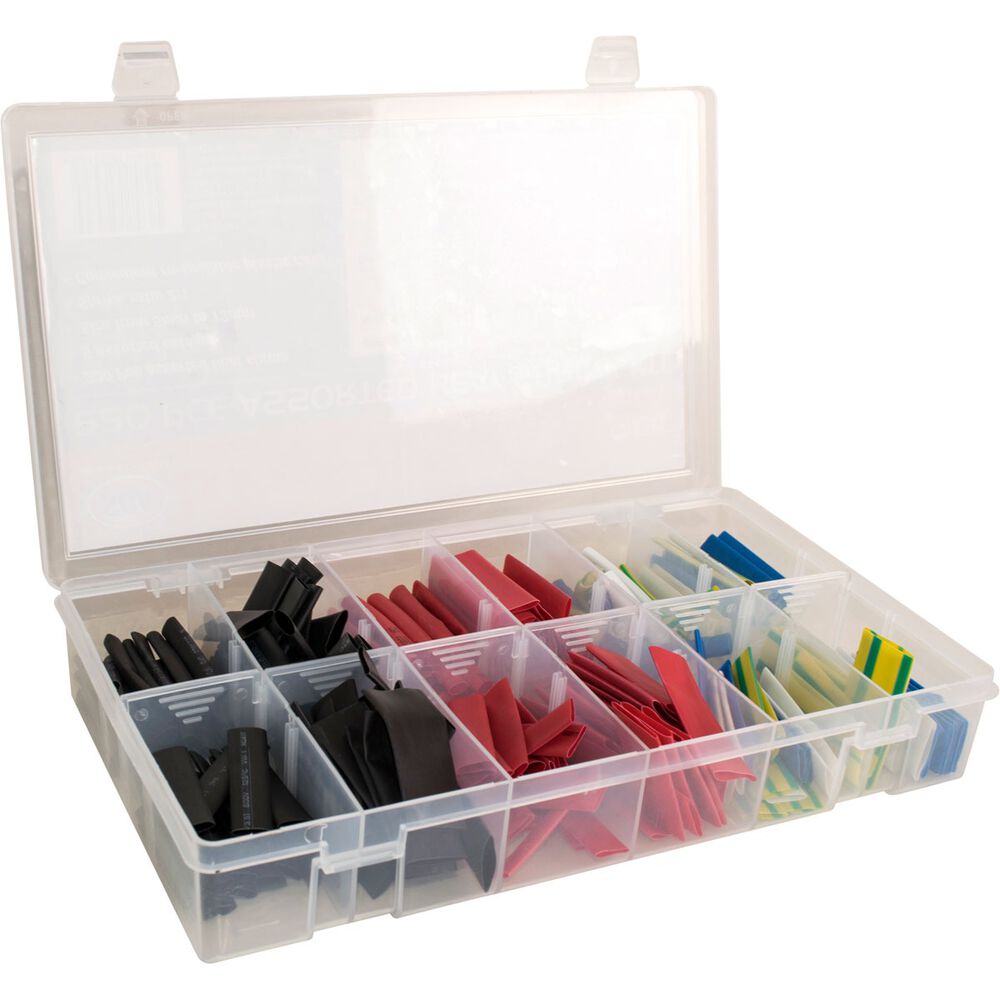 SCA Heat Shrink Tubing Assorted, 513mm, 220 Piece Supercheap Auto