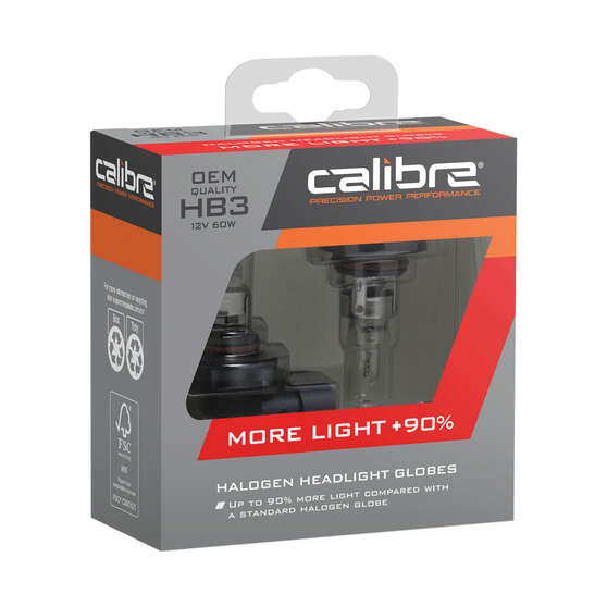 Calibre Plus 90 Headlight Globes - HB3, 12V 60W, CA90HB3, , scanz_hi-res