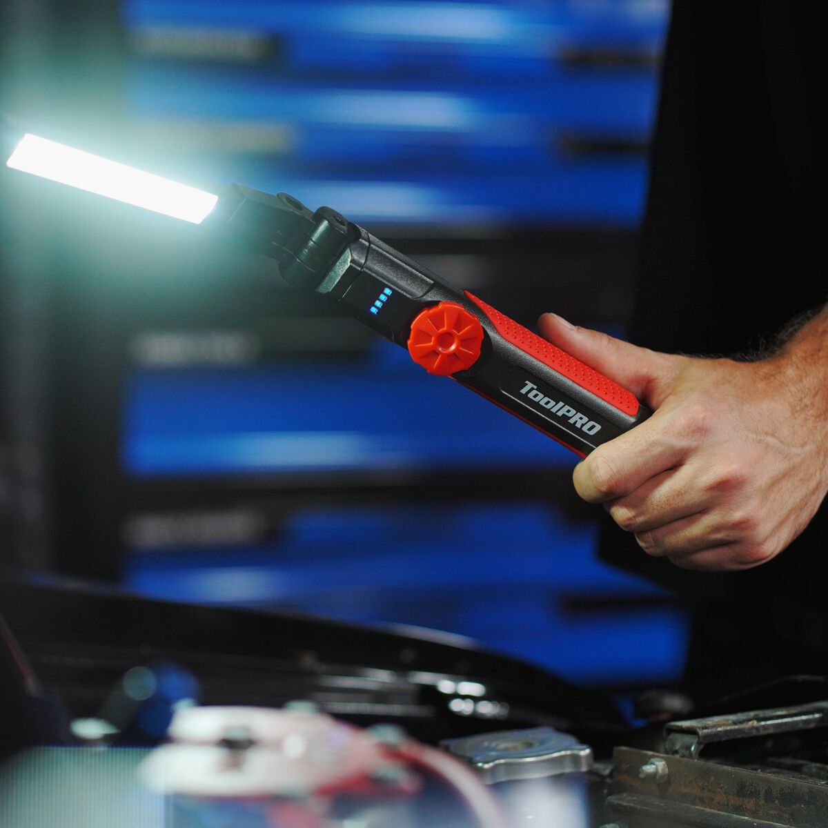 ToolPRO Folding Inspection Light With Stepless Adjustment 600 Lumens, , scanz_hi-res