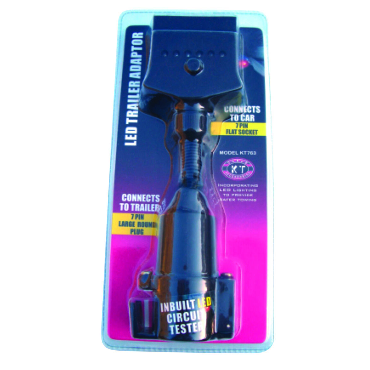 KT Cables Trailer Adaptor - Flat Socket to Large Plug, , scanz_hi-res