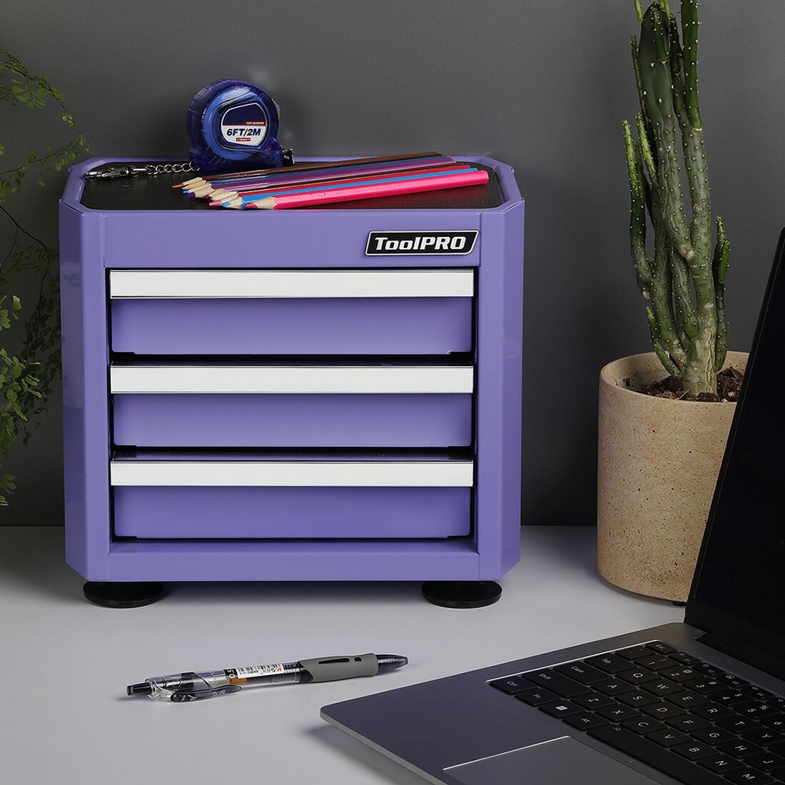 ToolPRO Mini Edge Tool Cabinet Lavender, , scanz_hi-res