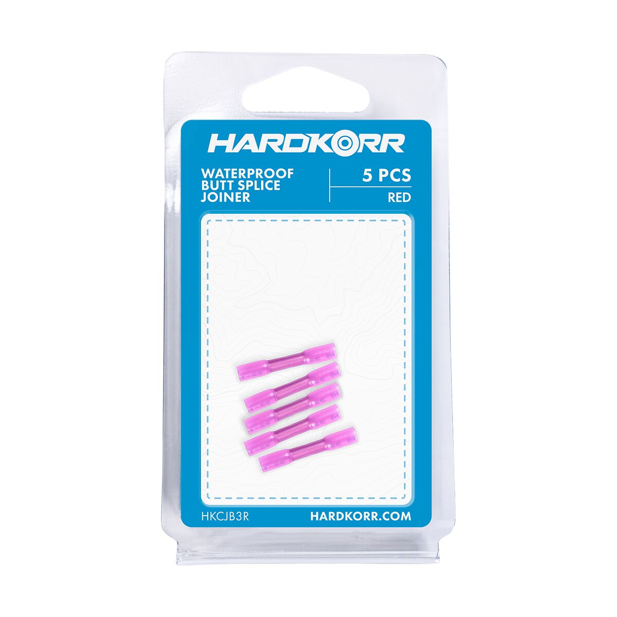 HardKorr Waterproof Cable Joiner 3mm Red 5 Pack, , scanz_hi-res