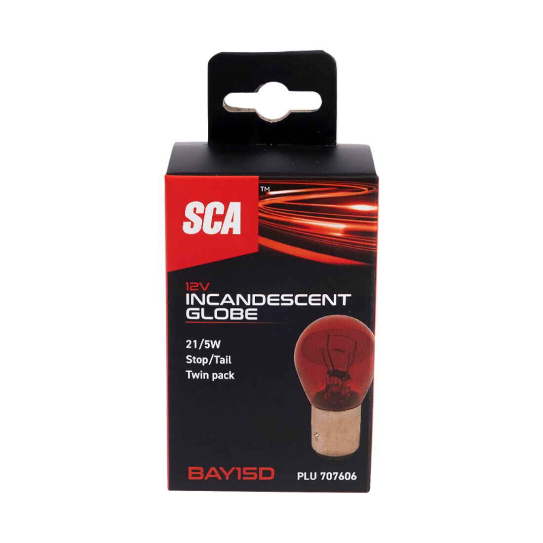 SCA Incandescent Globe - P21 12V 21/5W - 2 Pack, , scanz_hi-res