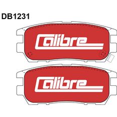 Calibre Disc Brake Pads DB1231CAL, , scanz_hi-res
