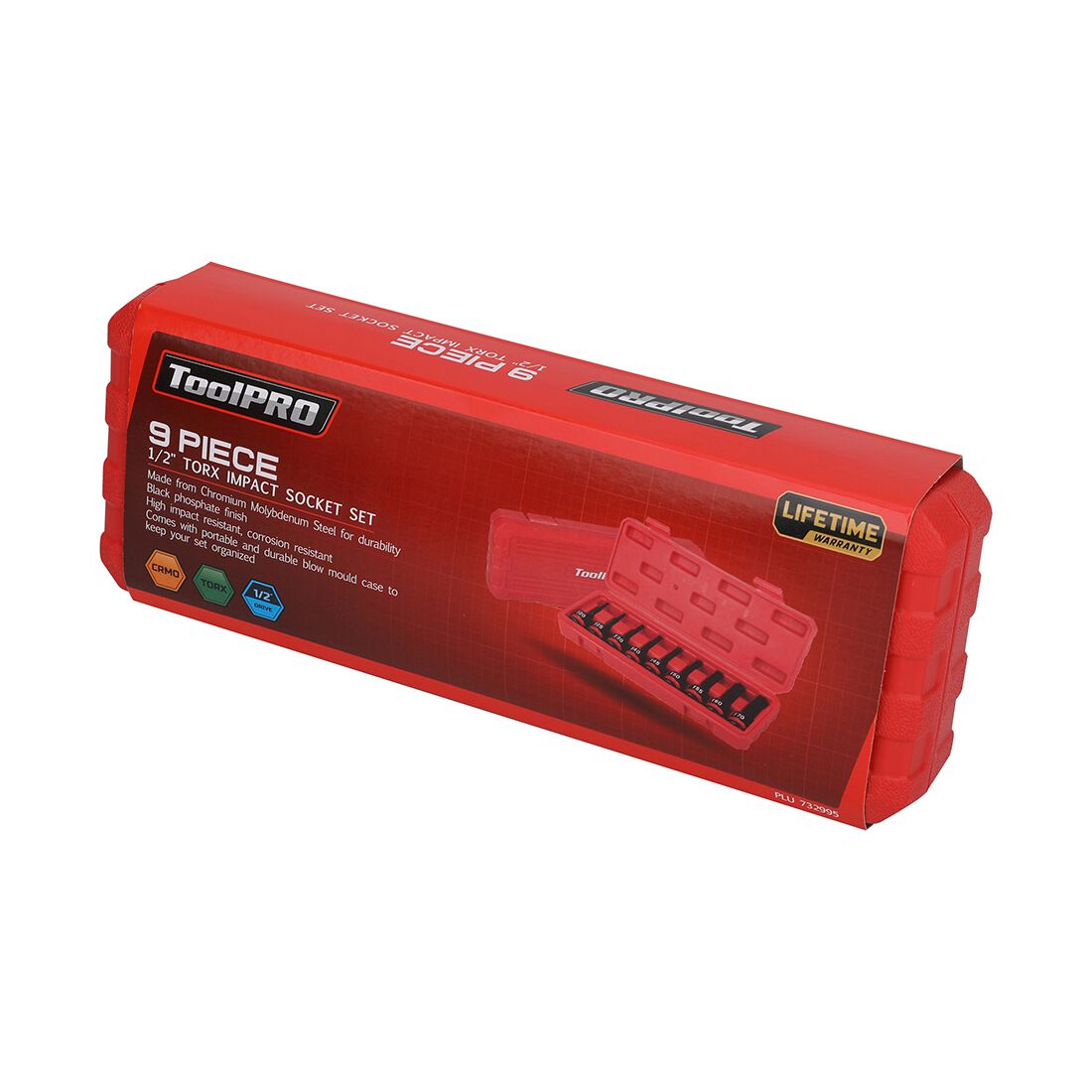 ToolPRO Impact Socket Set 1/2" Drive Torx 9 Piece, , scanz_hi-res