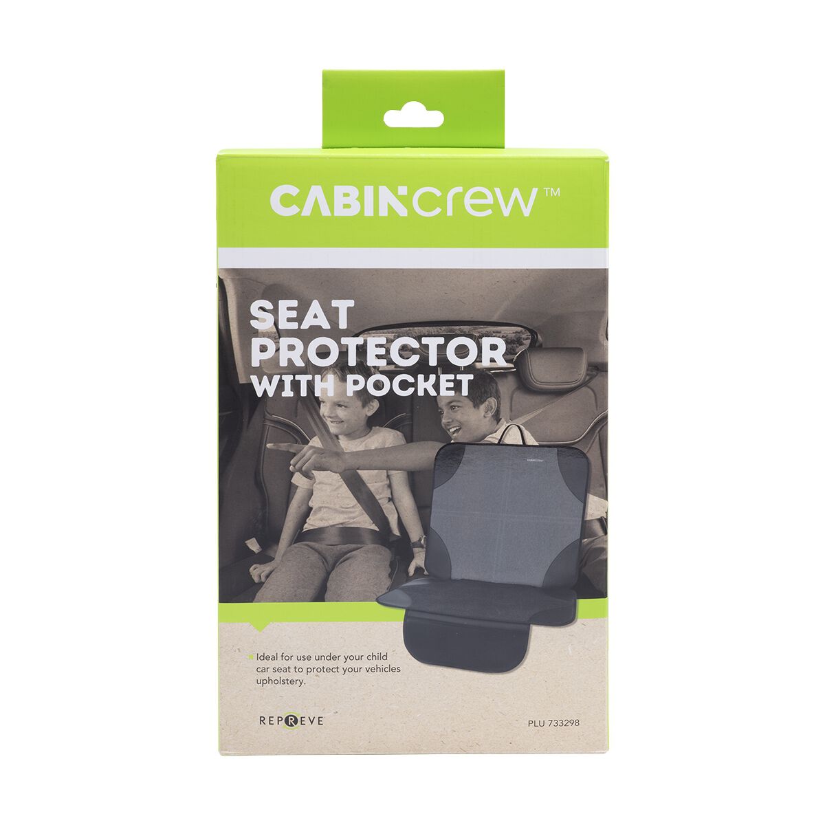 Cabin Crew Kids Repreve Under Seat Protector Black/Grey, , scanz_hi-res