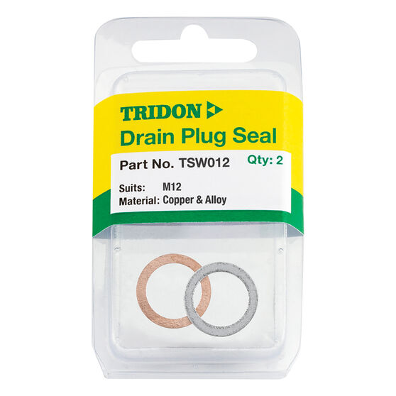 Tridon Oil Drain Plug Washer Pair TSW012, , scanz_hi-res