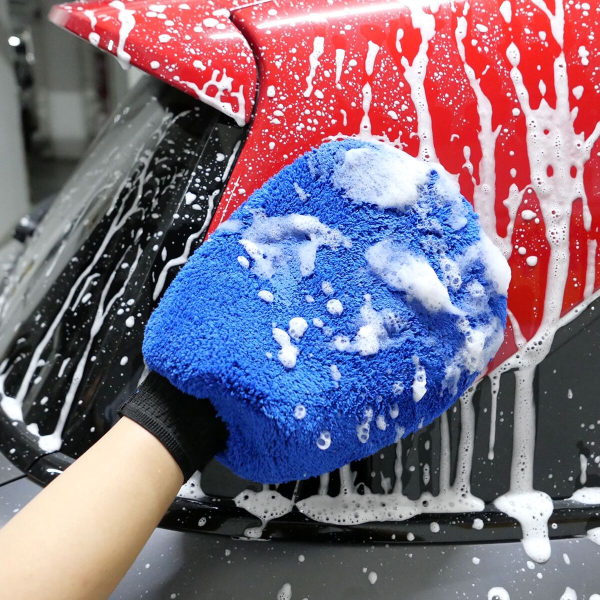 SCA Premium Microfibre Wash Mitt, , scanz_hi-res