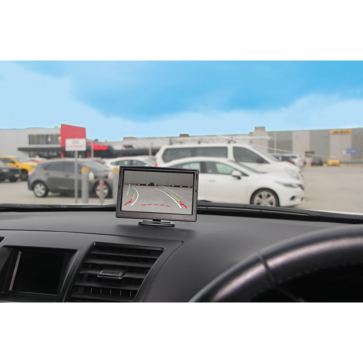 SCA SCA-RC51 Wired Reversing Camera with 5" Monitor, , scanz_hi-res