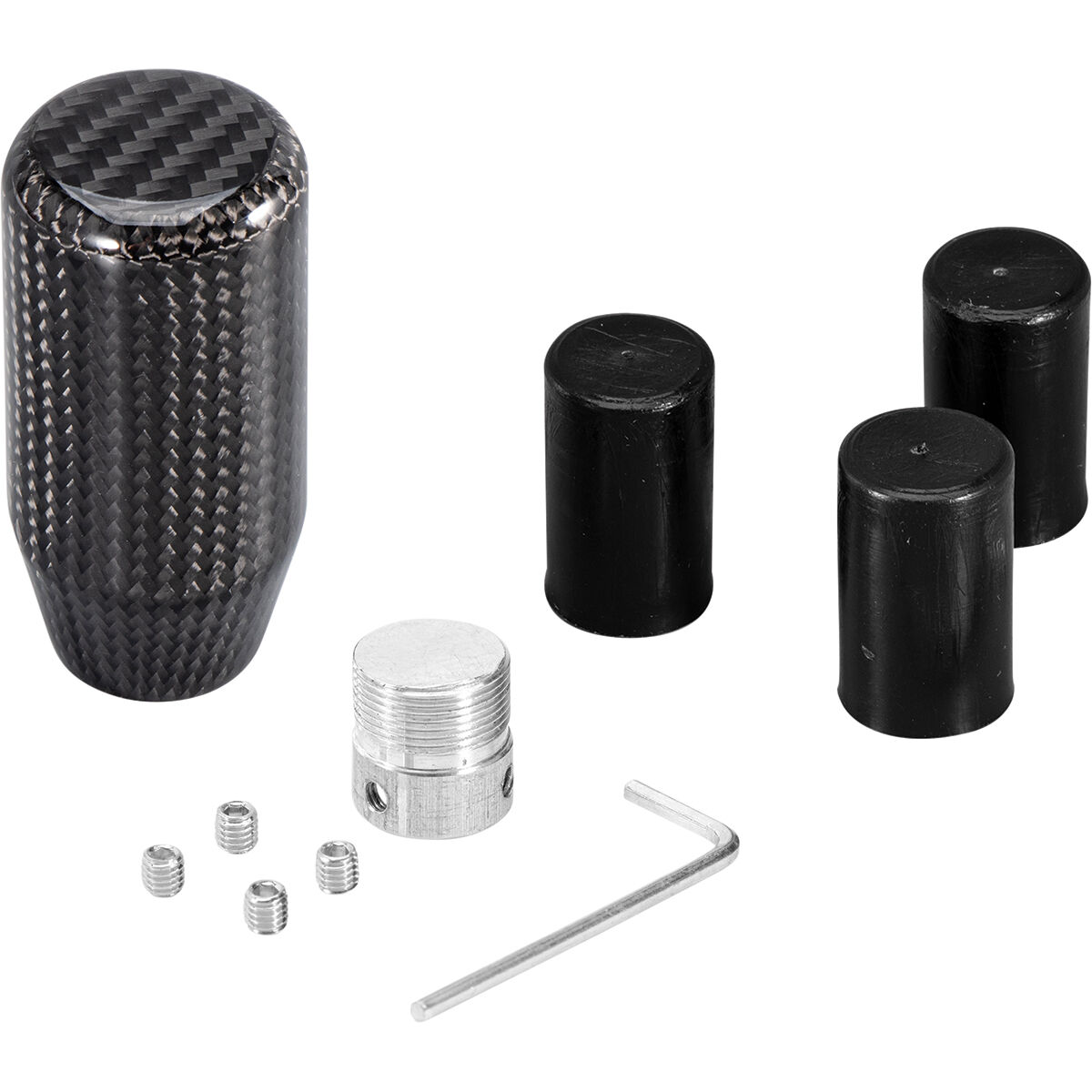 TypeS Black Carbon Fibre Gear Knob, , scanz_hi-res