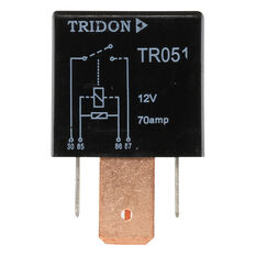 Tridon Relay - 12V 70 Amp 4 Pin, Non Outage - TR051PAC, , scanz_hi-res