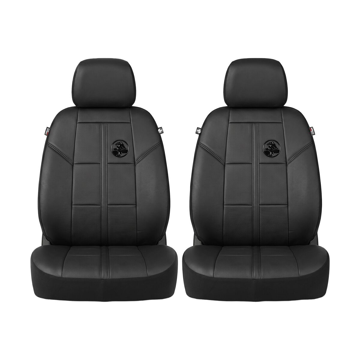 Holden 2-piece Redline Front Seat Covers - Black, , scanz_hi-res