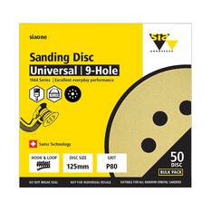 SIA Abrasives 125mm Sanding Disc, 1944 Series, 8 Hole, 60 Grit, 50 Pack, , scanz_hi-res
