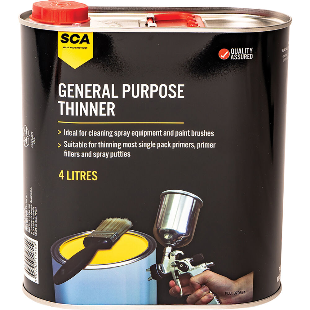 SCA 4 Litre General Purpose Paint Thinner Supercheap Auto New Zealand