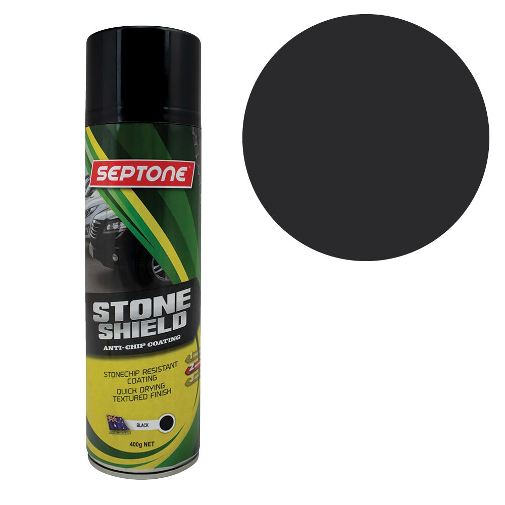 Septone&reg; Stone Shield Anti-Chip Coating Black - 400g, , scanz_hi-res