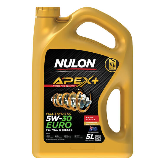 Nulon Apex+ 5W-30 Euro Petrol & Diesel 5 Litre, , scanz_hi-res