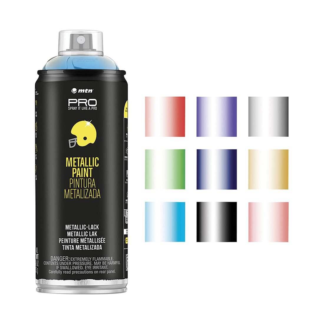 MTN Pro Metallic Blue Spray Paint 400mL, , scanz_hi-res