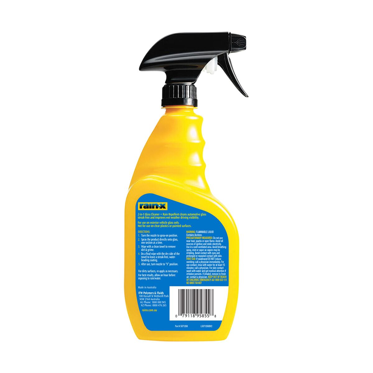 Rain-X 2-in-1 Glass Cleaner 680ml, , scanz_hi-res