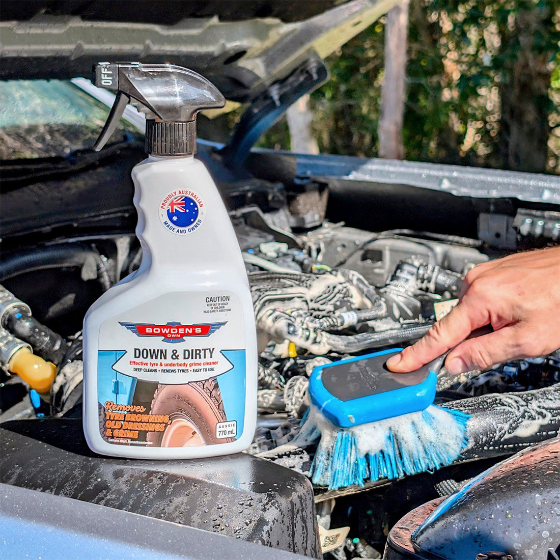 Bowden's Own Down & Dirty Wheel & Tyre Cleaner 770ml, , scanz_hi-res