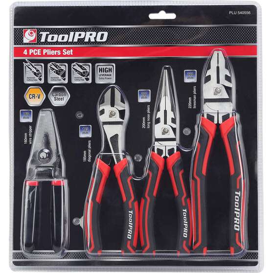 ToolPRO Plier Set 4 Piece, , scanz_hi-res