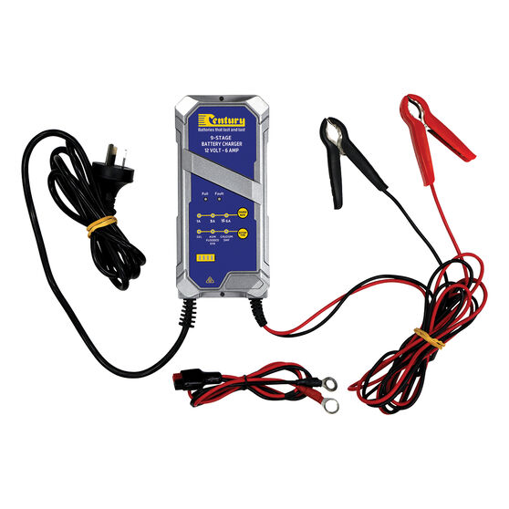 Century CC1206 12V 1/3/6Amp 9 Stage Battery Charger, , scanz_hi-res