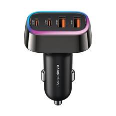 Cabin Crew 12V 70W 4 Port USB-A/USB-C In-Car Fast Charger, , scanz_hi-res