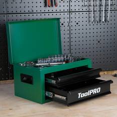 ToolPRO 15" Heavy Duty Mini Tool Chest Green, , scanz_hi-res