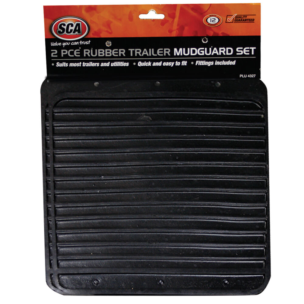 SCA Rubber Trailer Mudguards Pair Supercheap Auto New Zealand