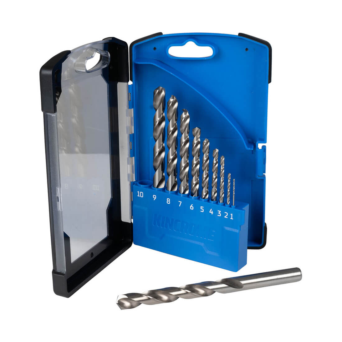 Kincrome 10 Piece HSS Drill Bit Set, , scanz_hi-res