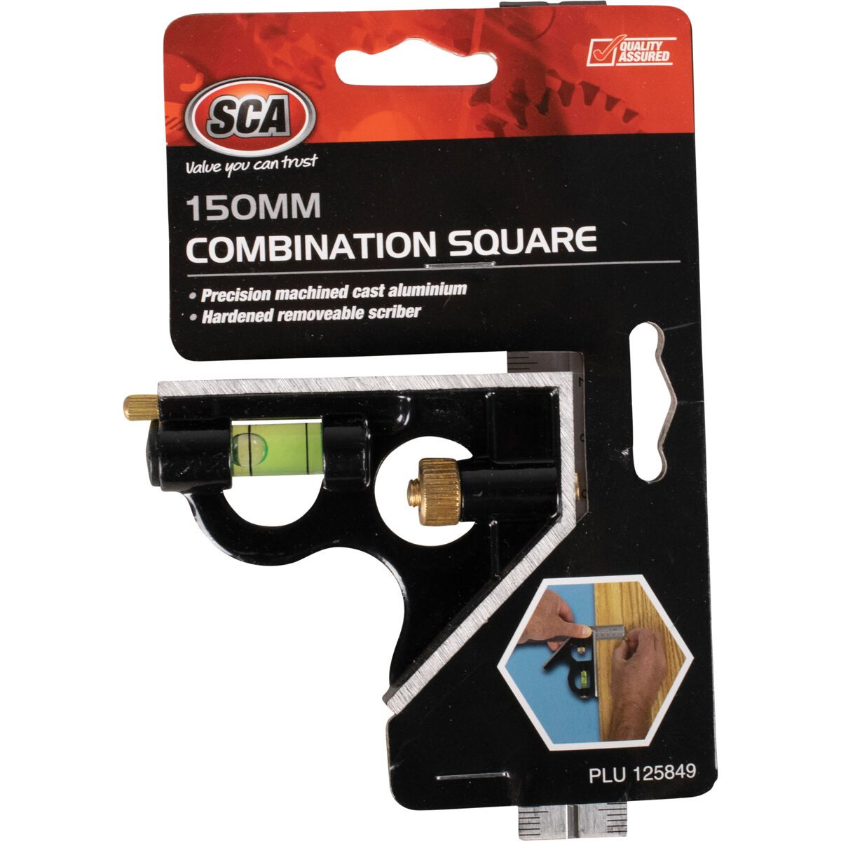 SCA Combination Square - 150mm, , scanz_hi-res