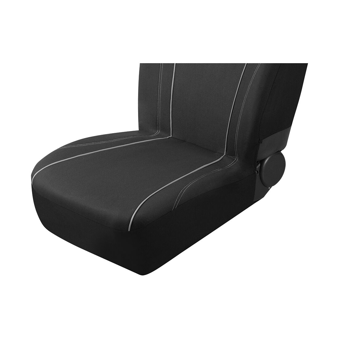 SCA Essential Polyester Seat Covers Black & Grey, Adjustable Headrests, Airbag Compatible, Size 30A, , scanz_hi-res