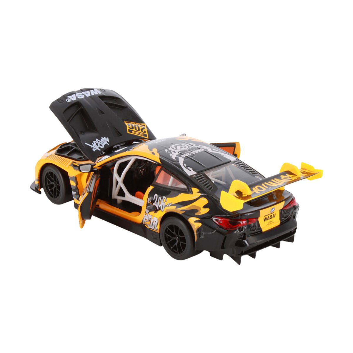 Die Cast WASA 1:24 BMW M4 GT3 - Yellow, , scanz_hi-res