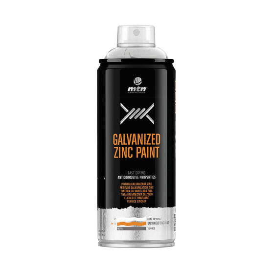 MTN Pro Galvanized Glossy Zinc Spray Paint 400mL, , scanz_hi-res