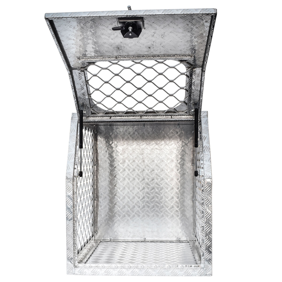 ToolPRO Dog Box - Modular, Aluminium Checker Plate, , scanz_hi-res