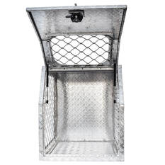 ToolPRO Dog Box - Modular, Aluminium Checker Plate, , scanz_hi-res